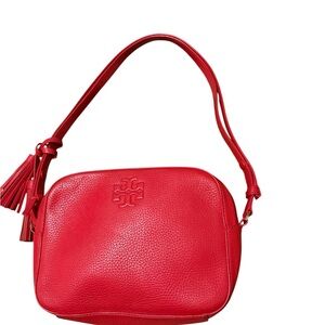 Tory Burch Thea Shoulder & Crossbody  Bag Red